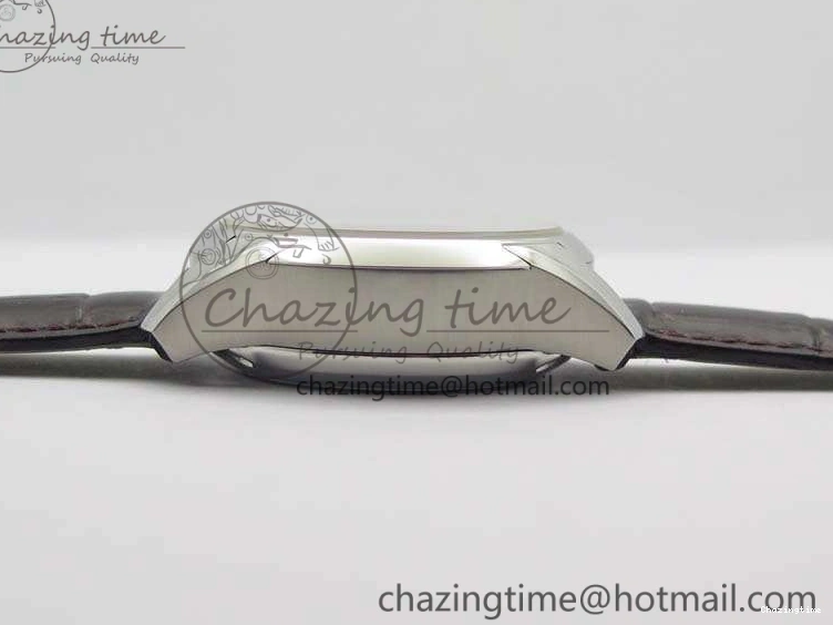 0325 De Ville Chronograph SS OMF 1:1 Best Edition White Dial On Brown Leather strap A Versatile 8111